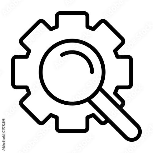 Magnifying Vector Icon