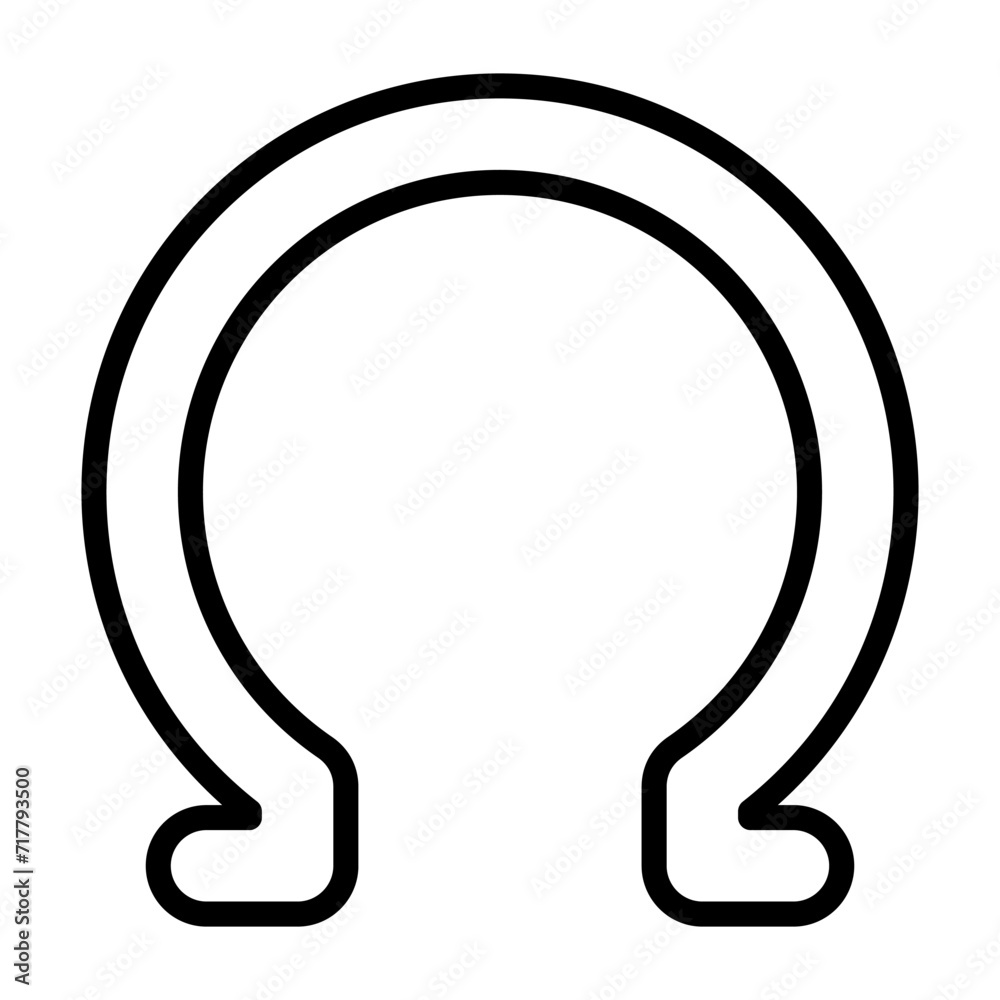 Omega Vector Icon