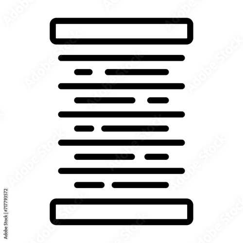 Center Alignment Vector Icon