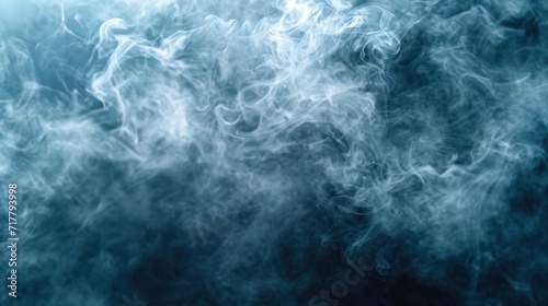 background of dense smoke filled the space. © venusvi