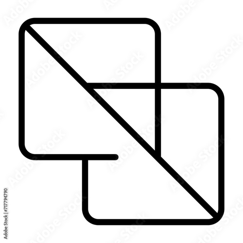 Flatten Vector Icon