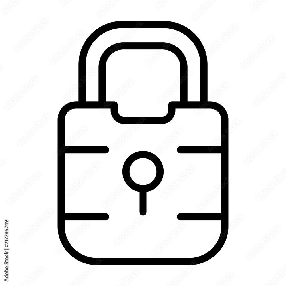 Padlock Vector Icon Padlock Vector Icon