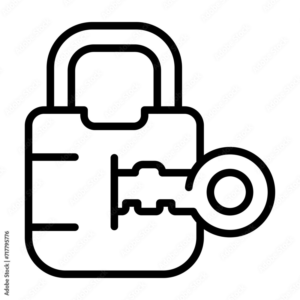 Padlock Vector Icon Padlock Vector Icon