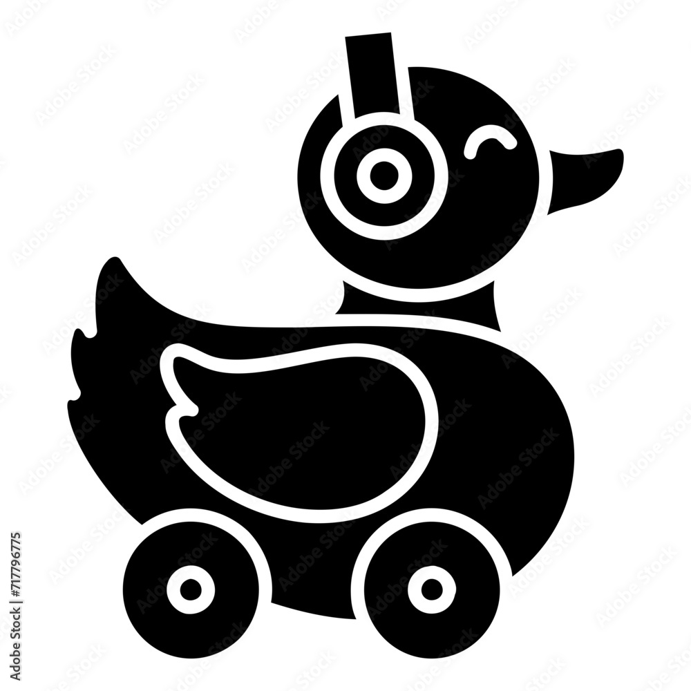 Duck glyph icon Illustration vector grapic Duck glyph icon Illustration vector grapic