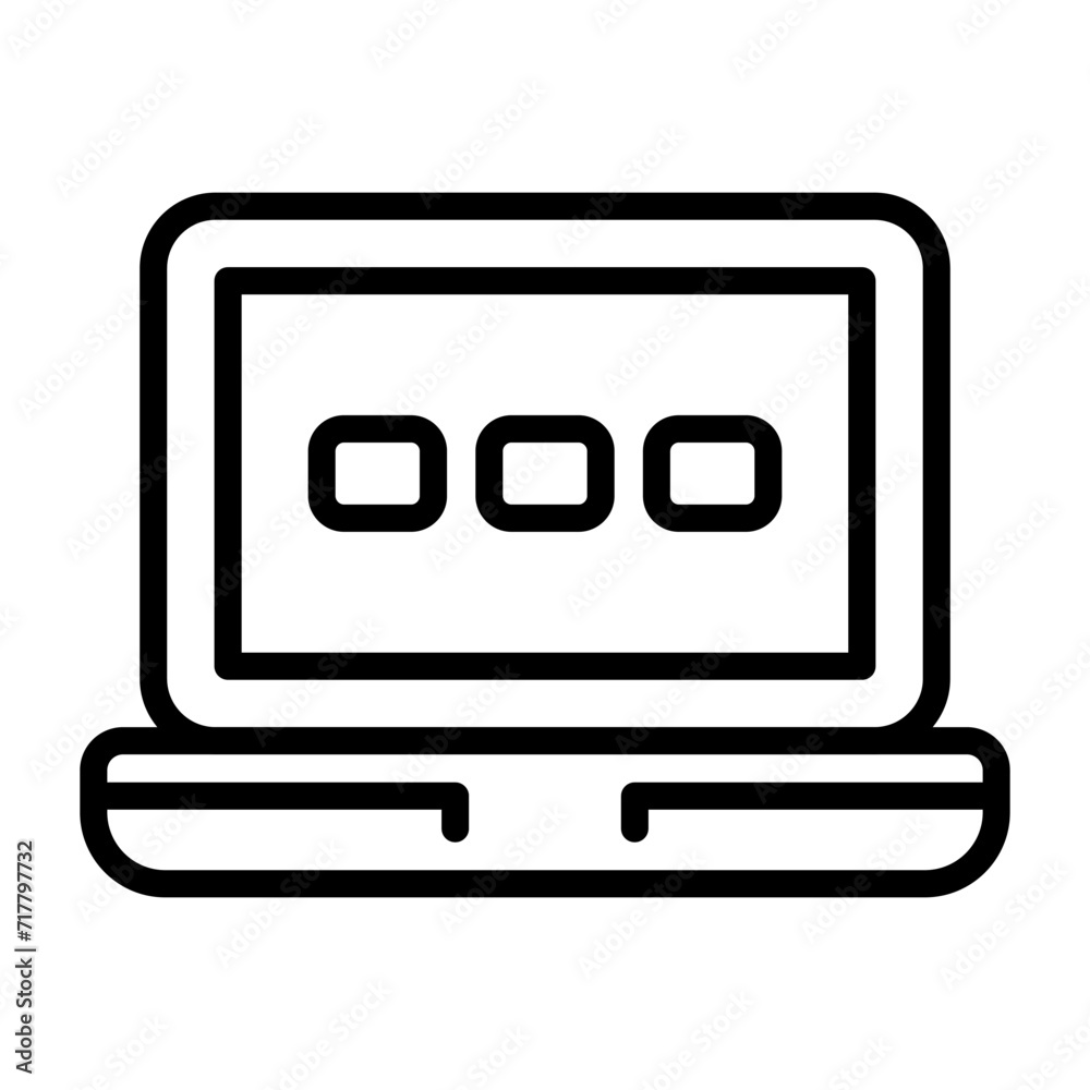 Laptop Vector Icon Laptop Vector Icon