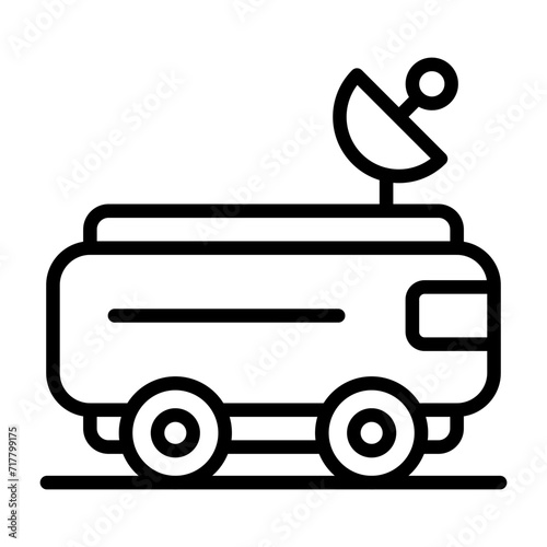 Mars Rover Vector Icon