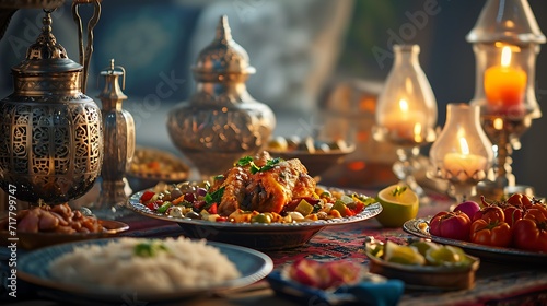 Ramadan muslim holiday background wallpaper design © Filip