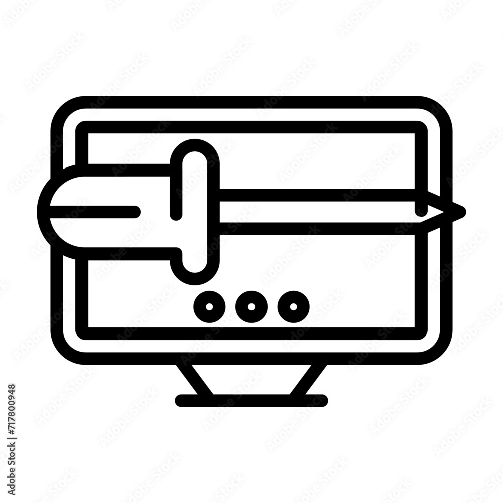 Desktop Vector Icon Desktop Vector Icon