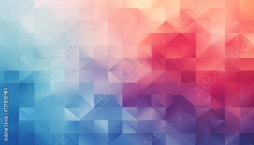 abstract geometric background, geometrical shapes, bright colors, graphic banner photo