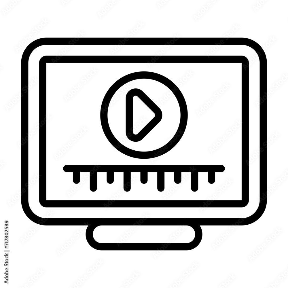 Timeline Vector Icon Timeline Vector Icon