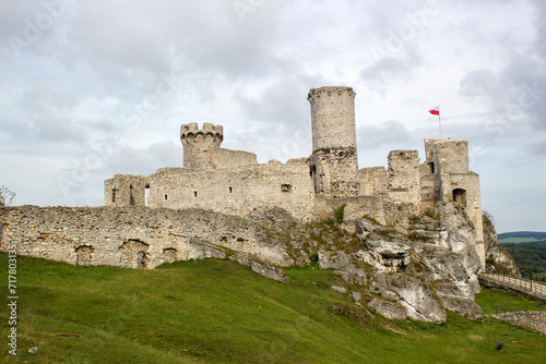 Ruins of medieval castle in Ogrodzieniec - Eagle's Nest Trail in Ogrodzieniec Poland