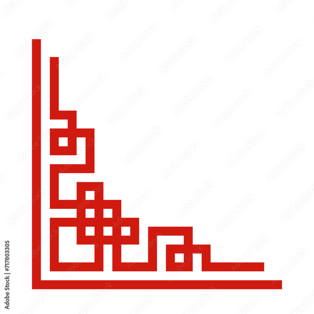 Border Element For Chinese New Year Sign Card Frame Border Element For Chinese New Year Sign Card Frame