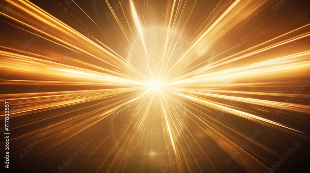 Abstract background of light with lines of rays effect