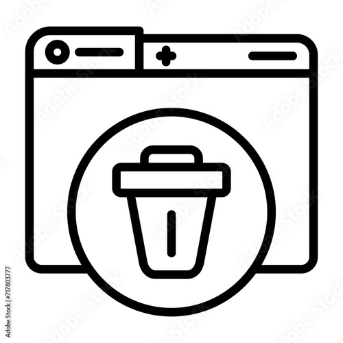 Trash Can Vector Icon