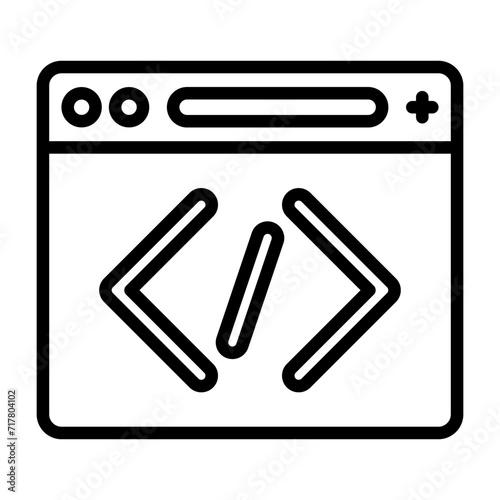 Coding Vector Icon