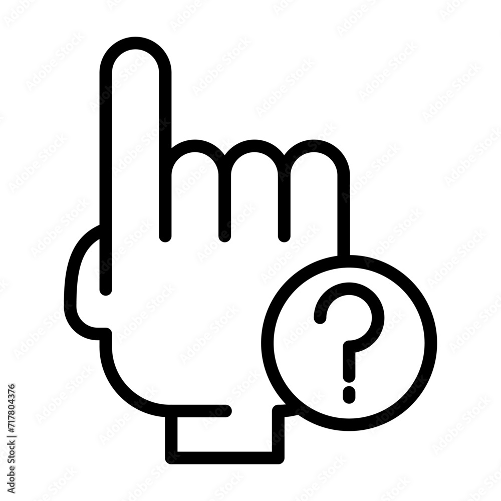 Hand Vector Icon Hand Vector Icon