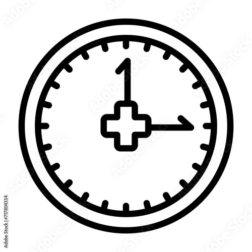 Clock Vector Icon
