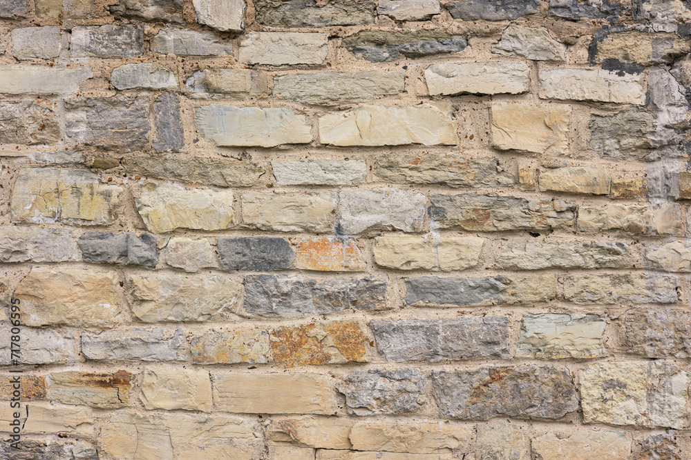 Fototapeta premium Texture of an old brick masonry