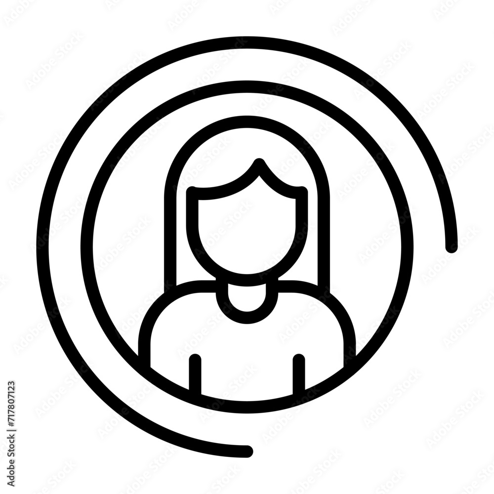 Unique Glyph Vector Icon Unique Glyph Vector Icon