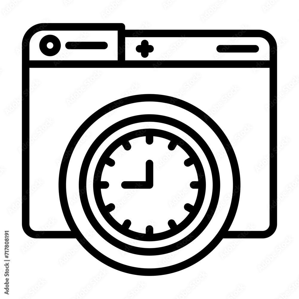 Clock Vector Icon Clock Vector Icon