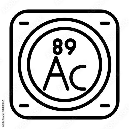 Chemical Element Vector Icon