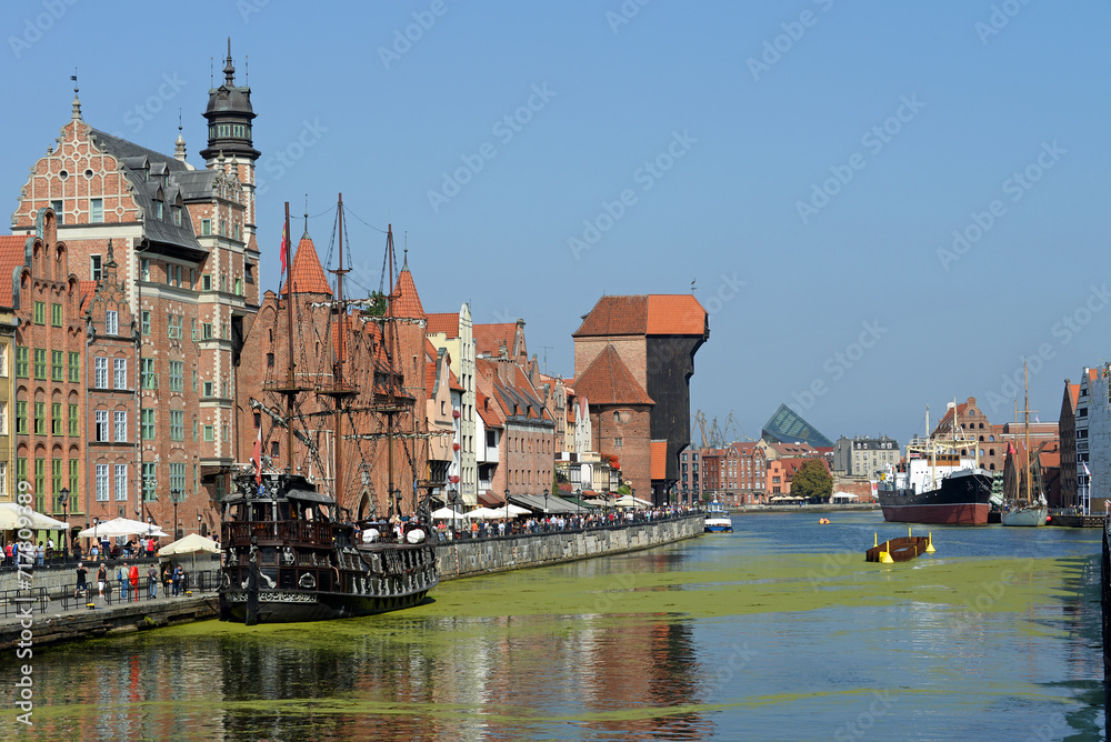 Altstadt von Danzig in Polen