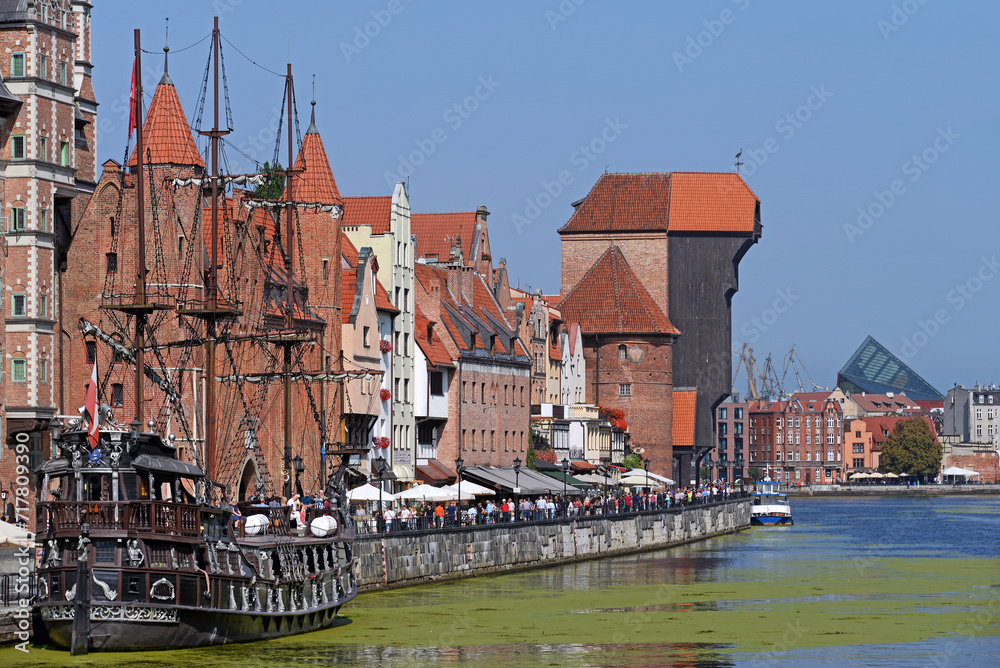 Altstadt von Danzig in Polen