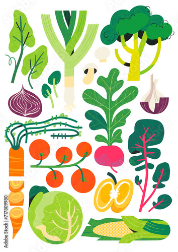 Textured Vegetables - Invisible Bacgkround