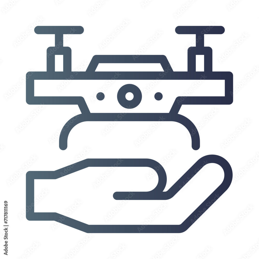 hand gesture gradient icon hand gesture gradient icon