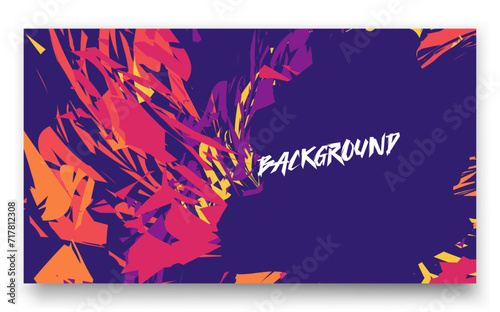 Abstract grunge background. Abstract backgrounds for banner, poster, backdrop, creative project, stickers, etc. Vector background.