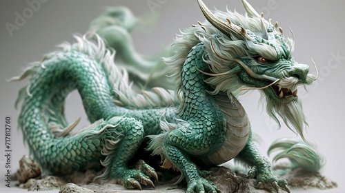 Dragon Sculpture: A Celebration of Chinese New Year Generative AI