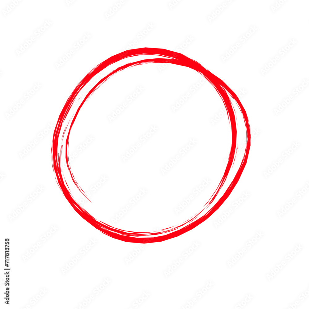 Hand drawn circle sketch frame Hand drawn circle sketch frame