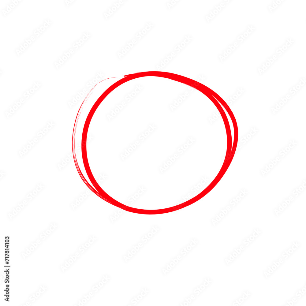 Hand drawn circle sketch frame Hand drawn circle sketch frame