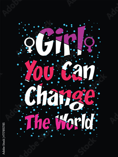 Women's Day T-shirt Design typography lettering shirt vector