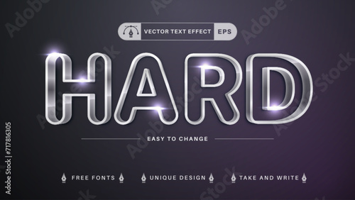 Editable text effects