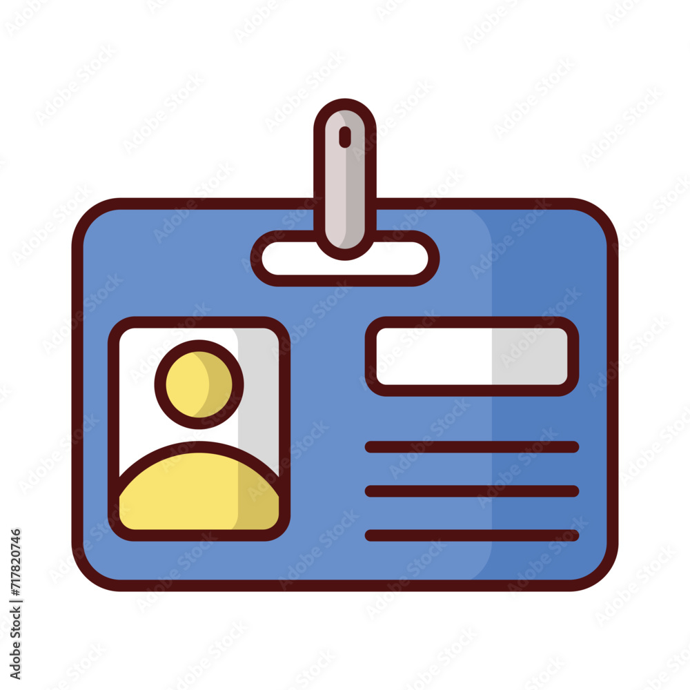 Student Card icon isolate white background vector stock illustration Student Card icon isolate white background vector stock illustration