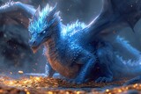 Dragon's Den: A Blue Dragon's Treasure Hunt Generative AI