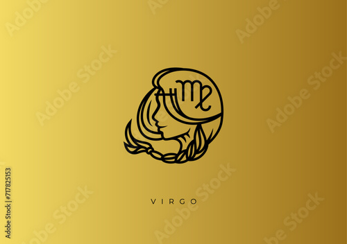 ZODIAC STOCK - VIRGO LINE DESIGN