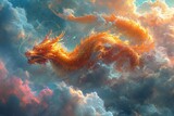 Dragon's Den: A Fantastical Journey Through the Clouds Generative AI
