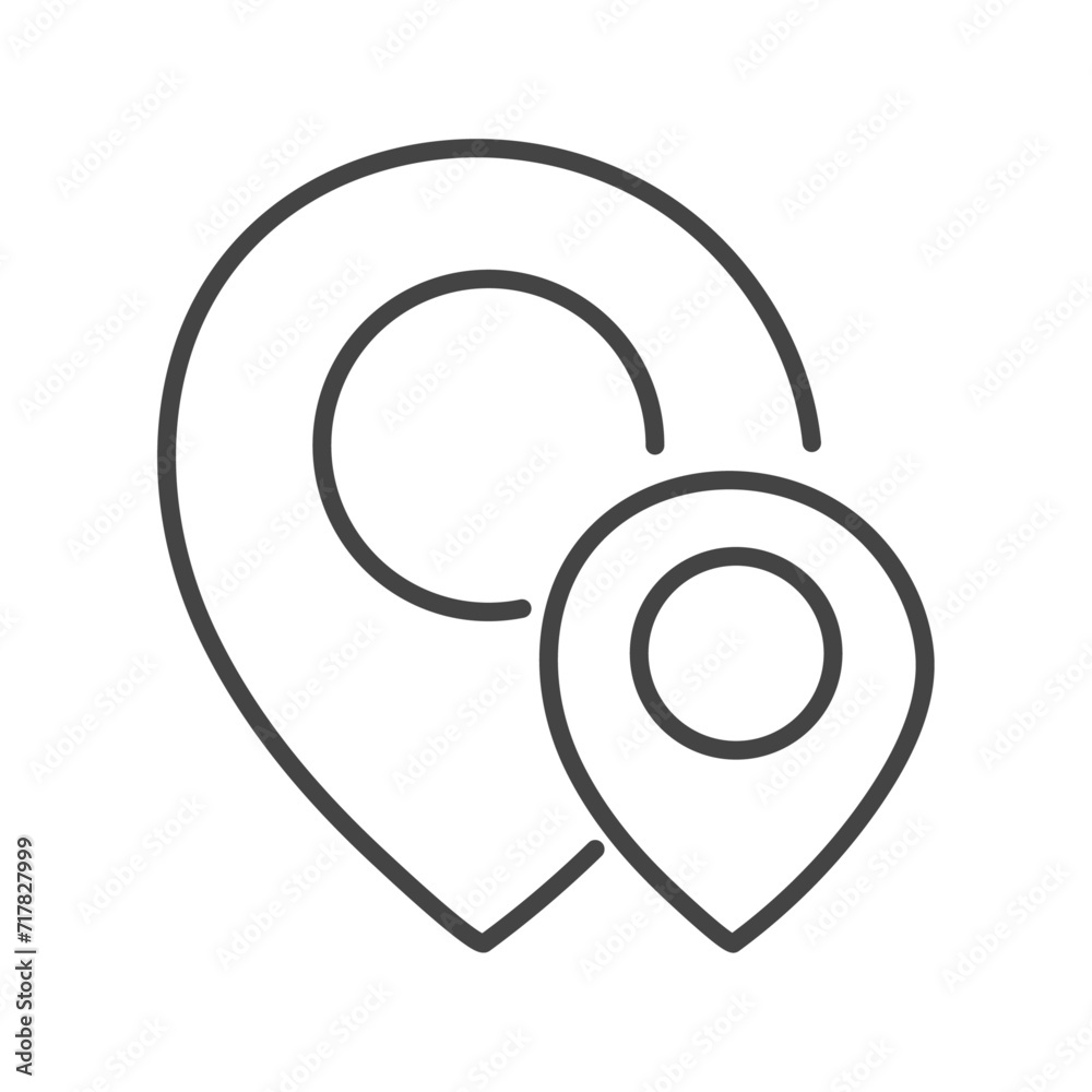 Vector flat icon. Navigation and address icons. Gray icon on isolated on white background. Perfect for your creative idea. Vector flat icon. Navigation and address icons. Gray icon on isolated on white background. Perfect for your creative idea.