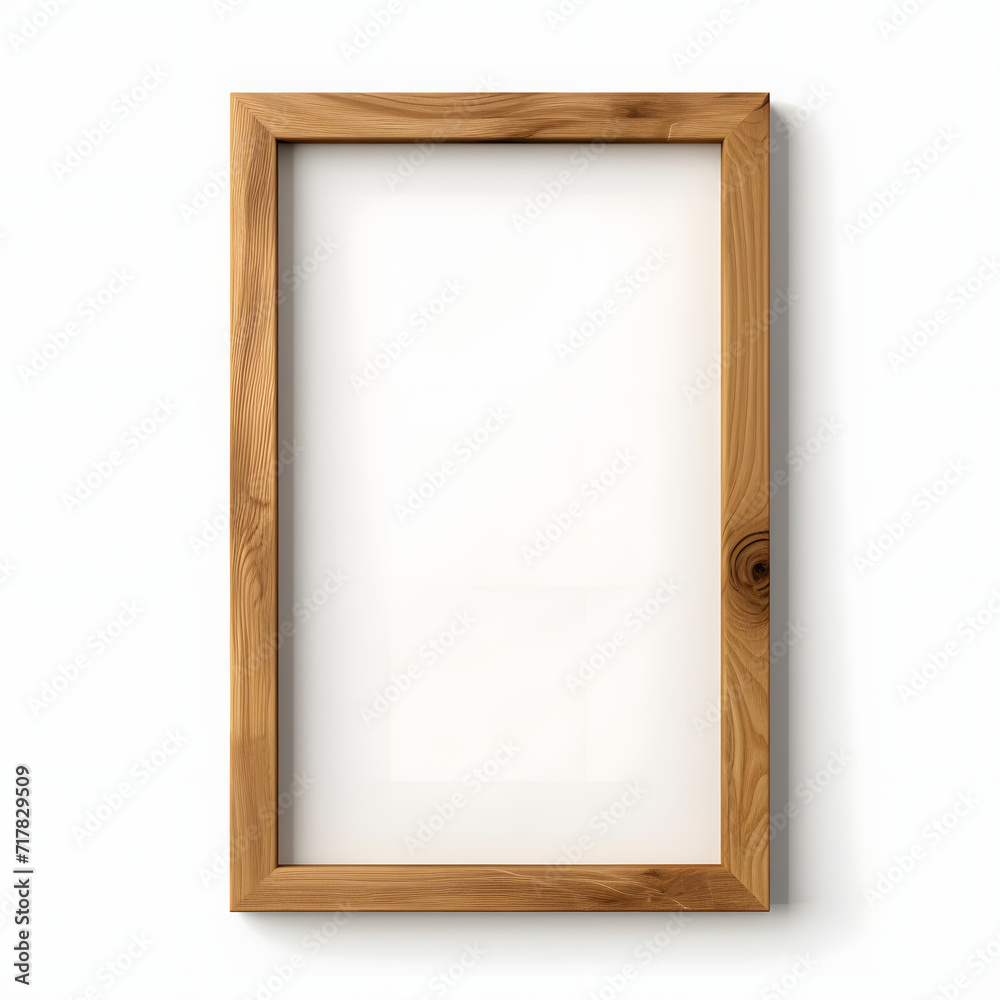 Modern oak solid wood picture frame isolated on white background, light colored Wooden horizontal blank photo frame with empty space isolated on white background, landscape frame mock up Modern oak solid wood picture frame isolated on white background, light colored Wooden horizontal blank photo frame with empty space isolated on white background, landscape frame mock up