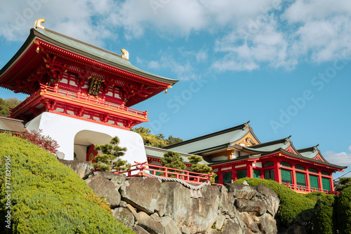 Tableau sur toile Shimonoseki Akama Shrine in Yamaguchi, Japan