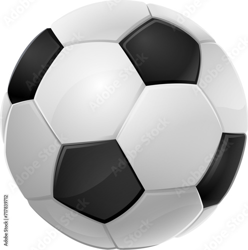 A Soccer Football ball cartoon sports icon illustration