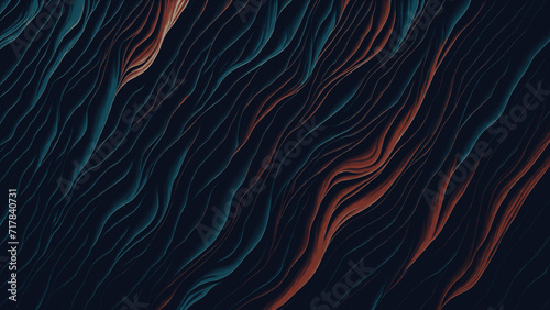Color ripples on colorful background