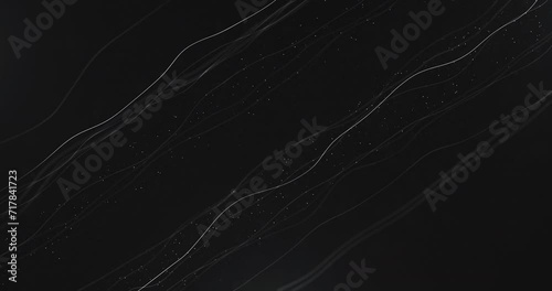 Abstract Dark Lines Particles Background. Lines Particles Waving 4K.