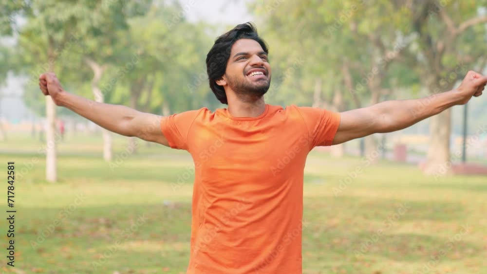 Relaxed Happy Indian Man Relaxed Happy Indian Man