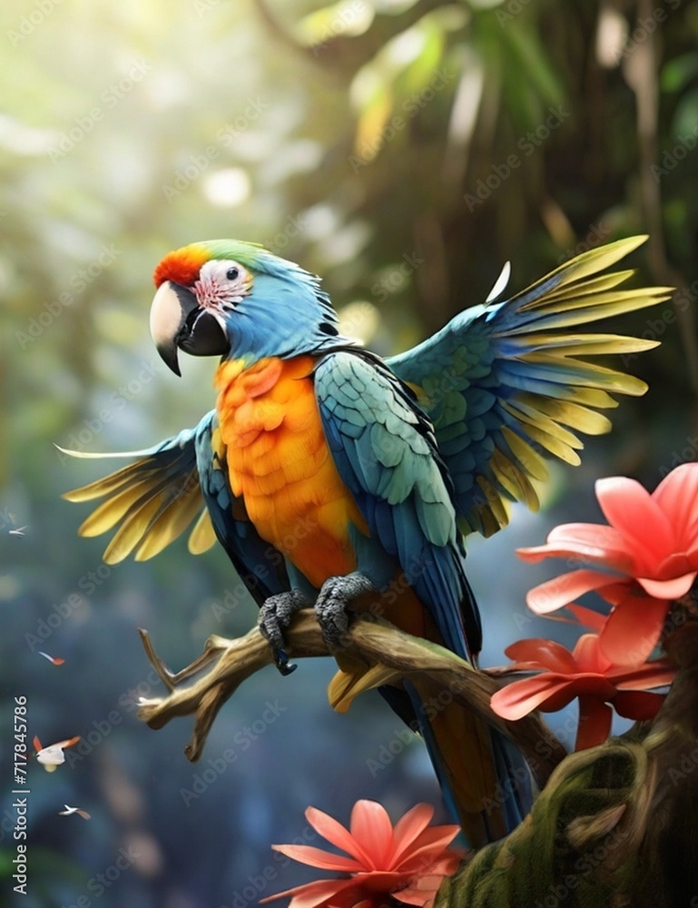 Fototapeta premium Colorful Birds 3