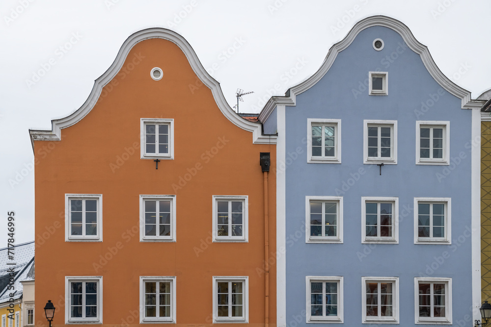 Hausfassaden in Schärding am Inn Hausfassaden in Schärding am Inn