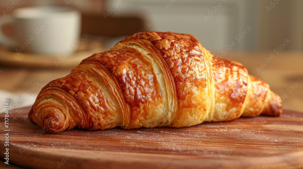 croissant product photo well decorated croissant product photo well decorated