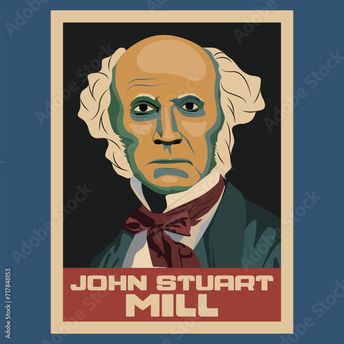 John Stuart MillPoster Drawing